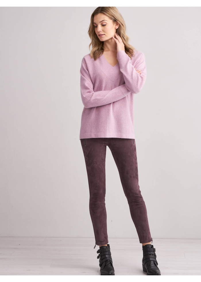 Repeat | Cashmere Wool Blend V-Neck Jumper