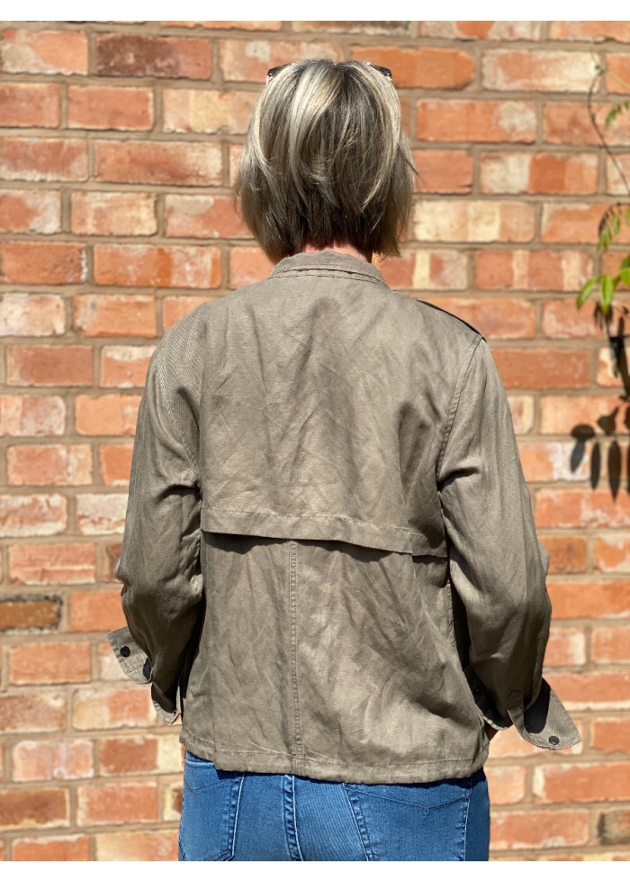 Repeat | Lightweight Linen Blend Jacket