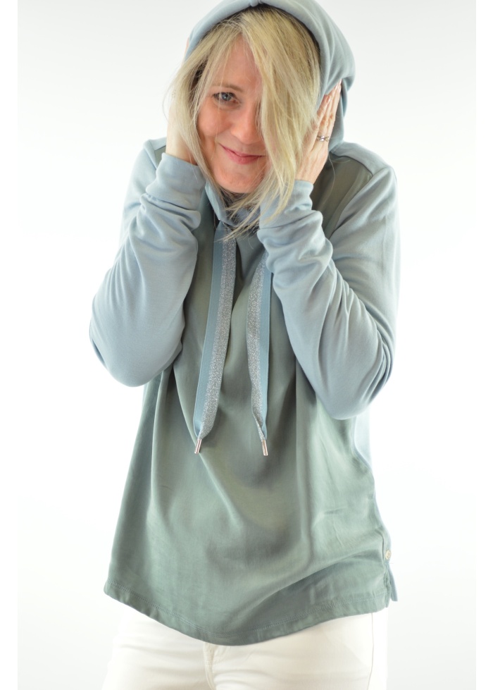 Milano | Satin Front Hoody