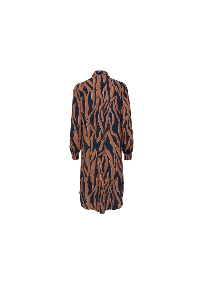 Dranella | Abstract Zebra Print Dress