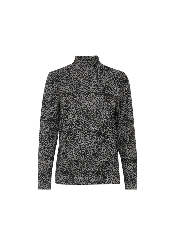 Fransa | Funnel Neck Top