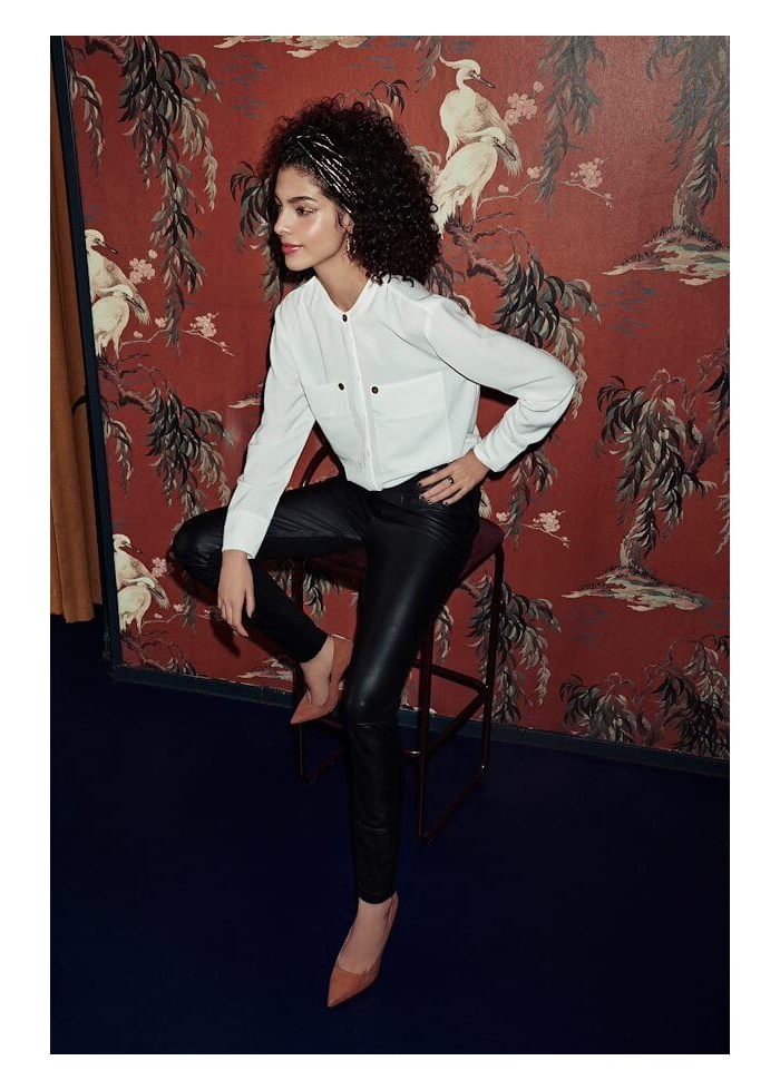 Fransa | Coated Jeans