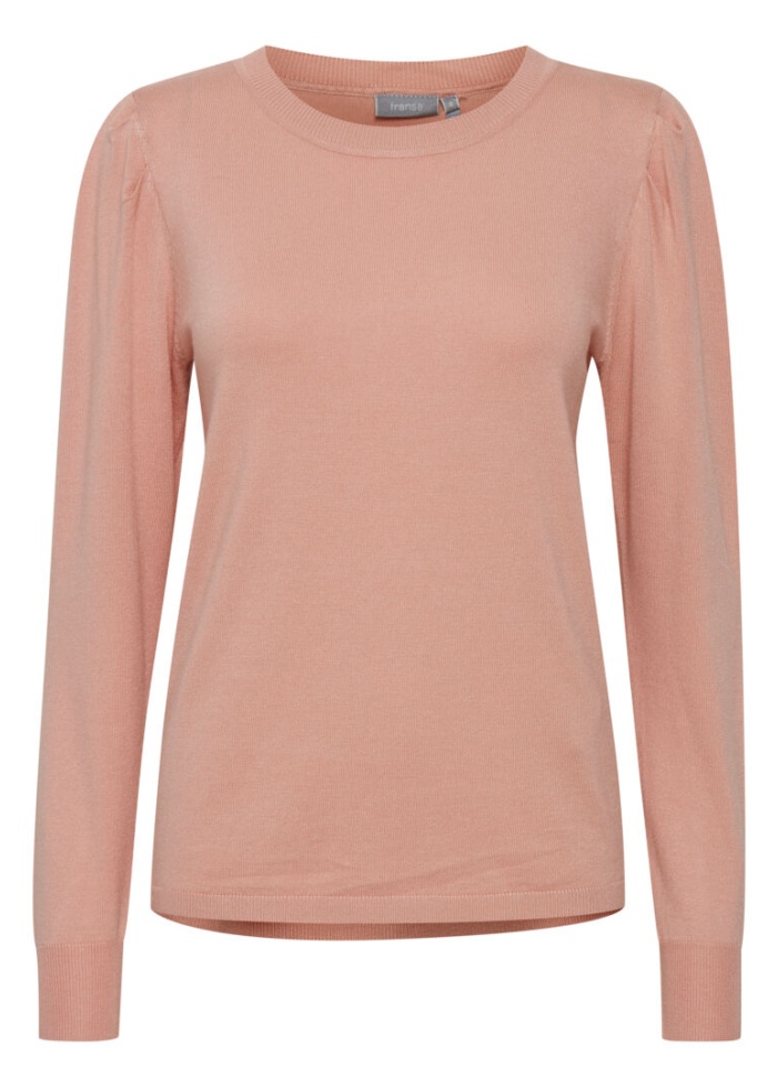 Fransa | Ruched Sleeve Jumper