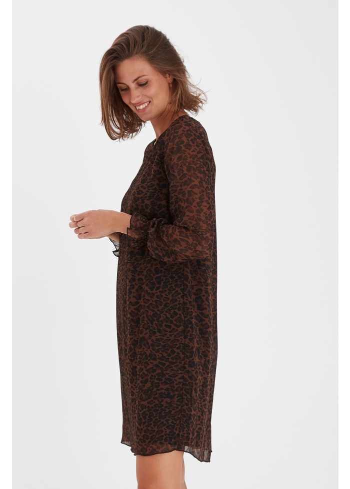 Fransa | Animal Print Dress