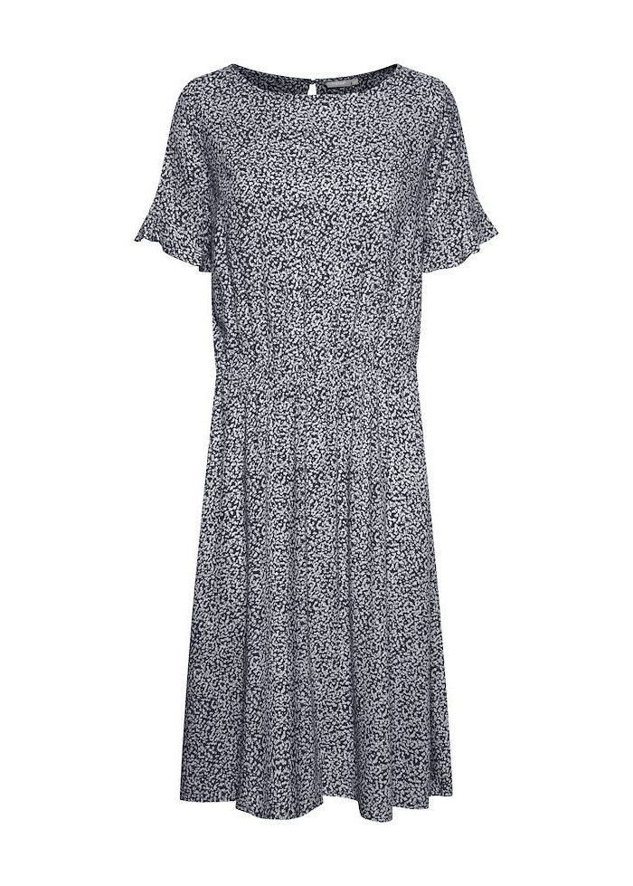 Fransa | Round Neck Dress