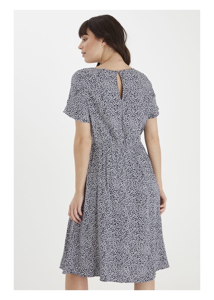 Fransa | Round Neck Dress