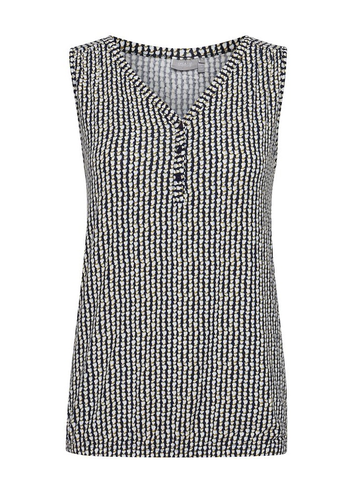 Fransa | Sleeveless Jersey Top