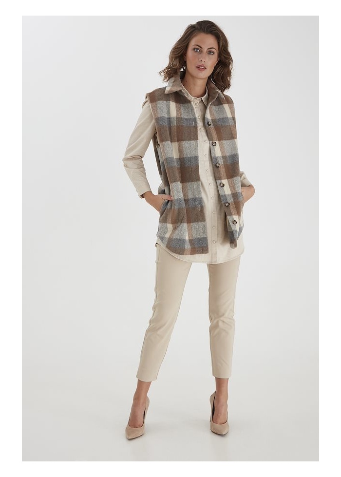 Fransa | Check Waistcoat