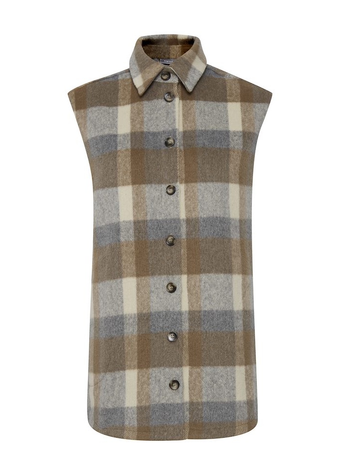 Fransa | Check Waistcoat
