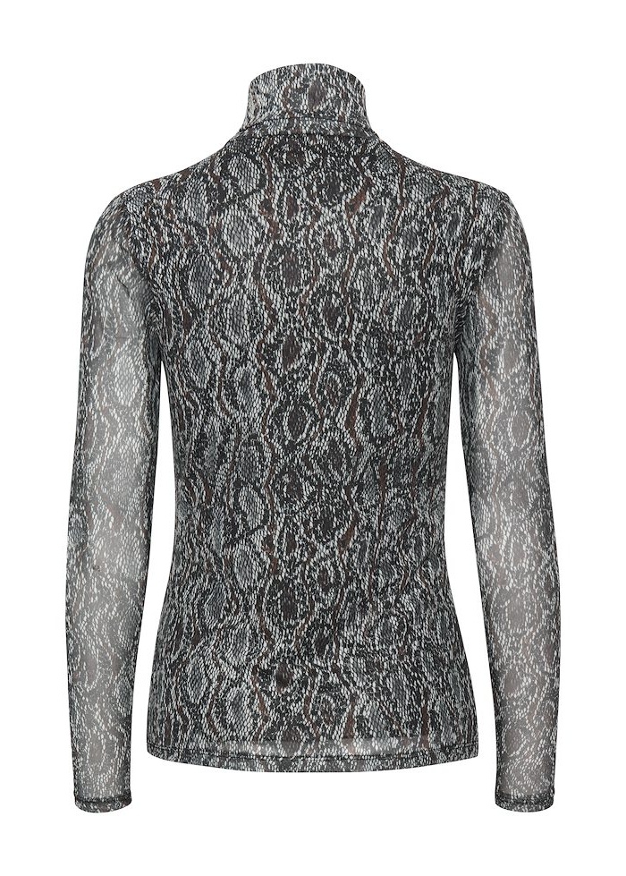 Fransa | Snake Print Top