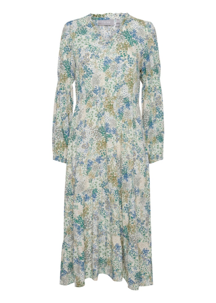 Fransa | Flower Midi Dress