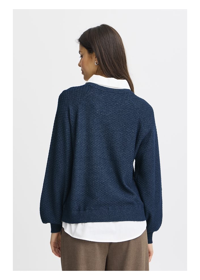 Fransa | FrHannah All in One Navy Top