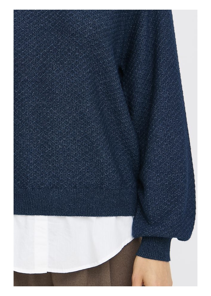 Fransa | FrHannah All in One Navy Top