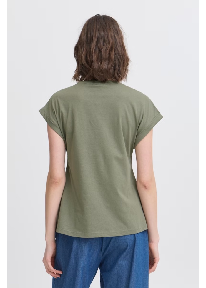 Fransa | FrEdena Khaki T-Shirt