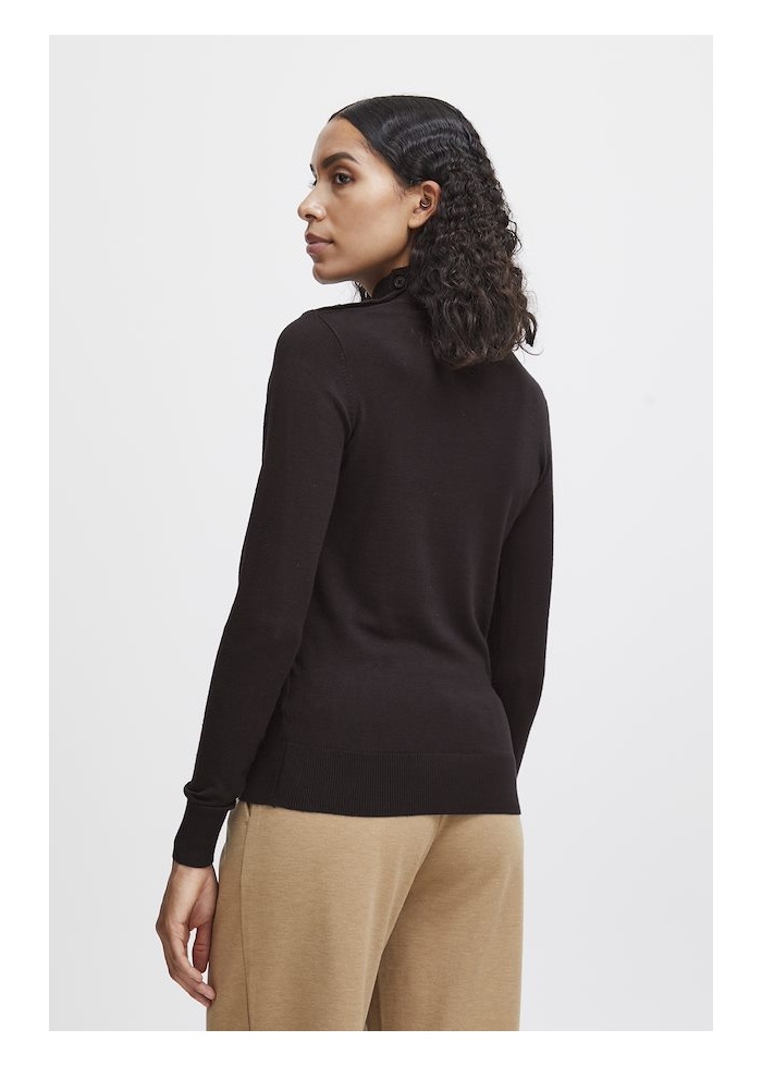 b.young | ByMmpimba Button Black Jumper