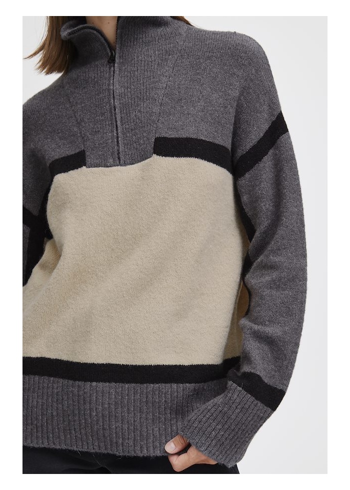 b.young | ByOmartha Half Zip Jumper