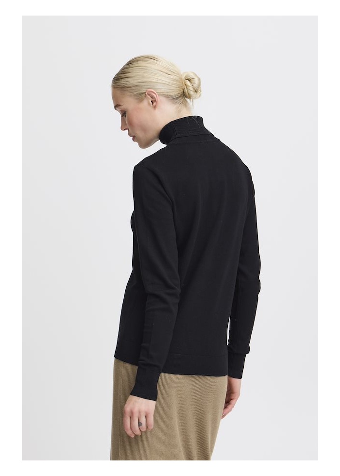 b.young | ByMmorla Black Roll Neck Top