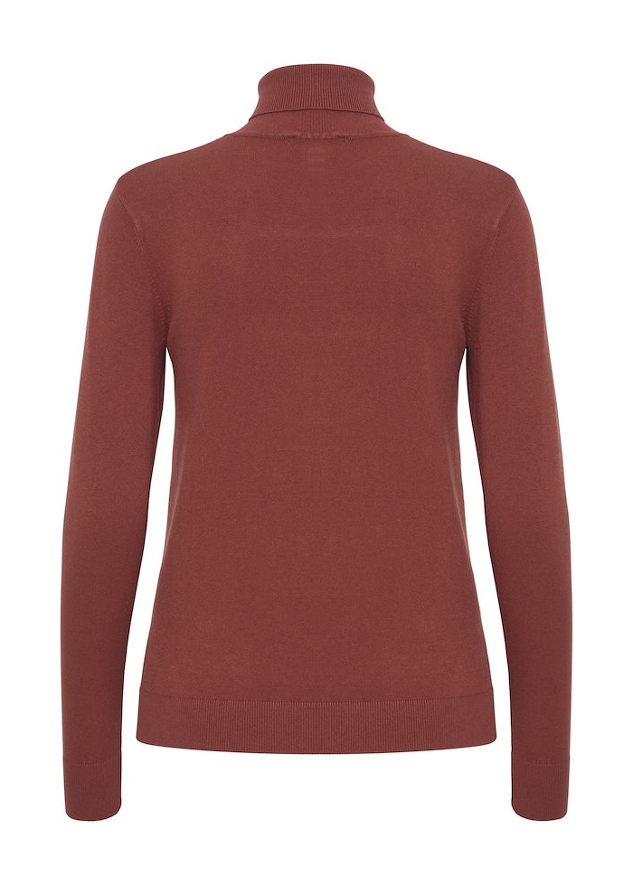 b.young | ByMmorla Rust Roll Neck Jumper