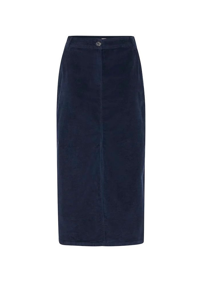 b.young | ByDasik Navy Cord Skirt