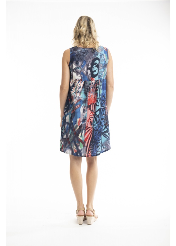 Orientique | Tribal Shift Flare Dress