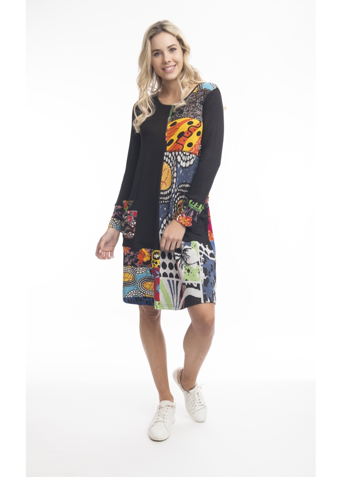 Orientique | Guillaume Patch Shift Dress