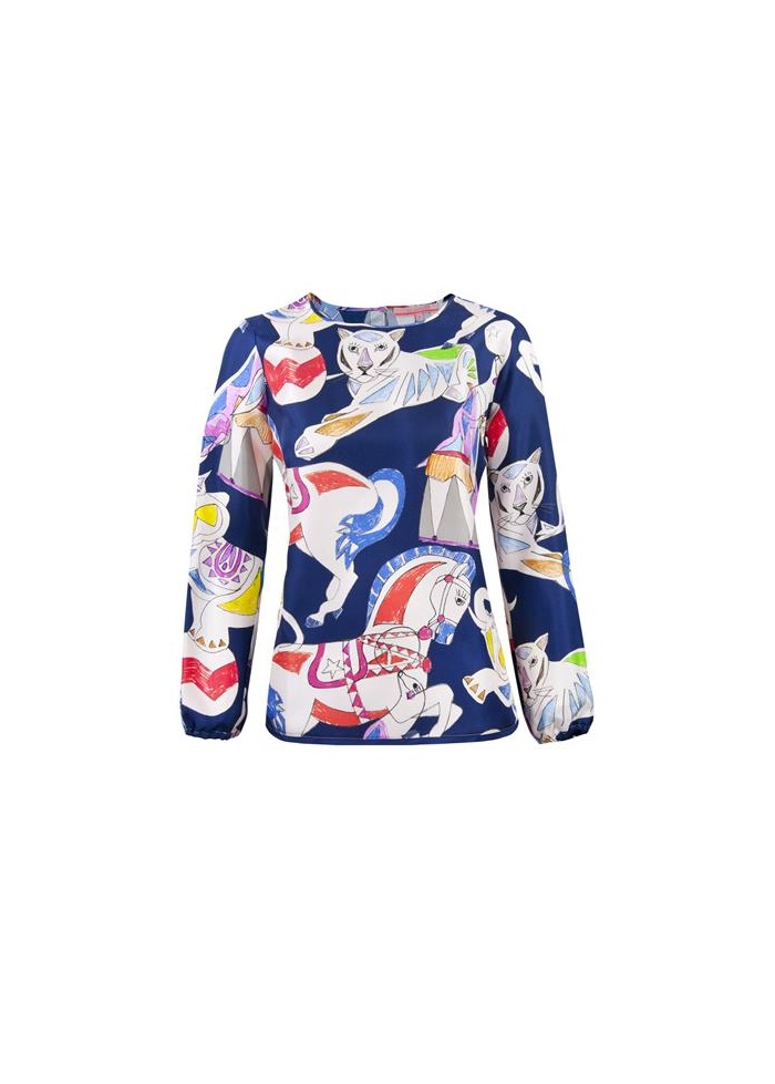 Vilagallo | Dover Circus Silk Top