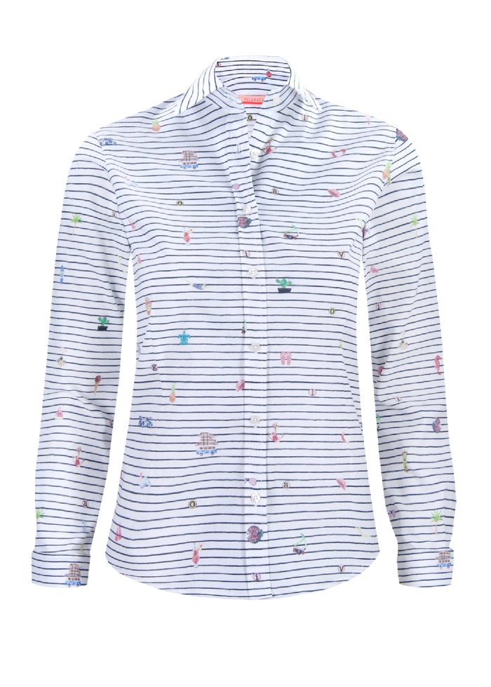 Vilagallo | Surf Stripe Shirt