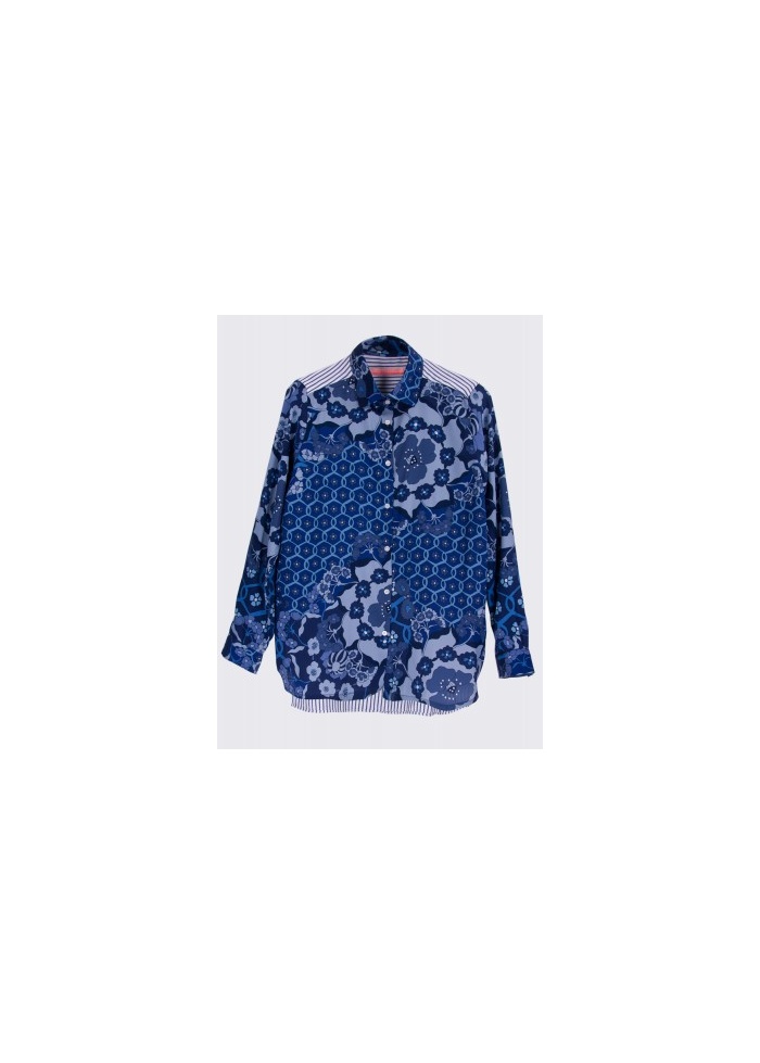 Vilagallo | Dover Fiori Silk Blouse
