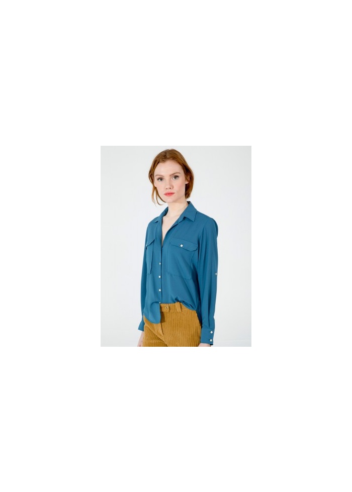Vilagallo | Gabriella Crepe Shirt