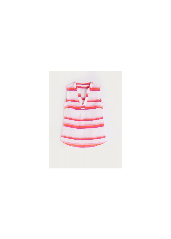 Vilagallo | Camisa Orange Pink Stripe