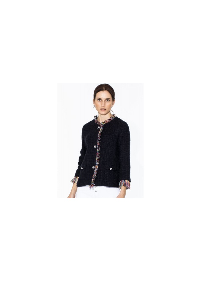Vilagallo | Paula Jacket Navy Winter Mandelain