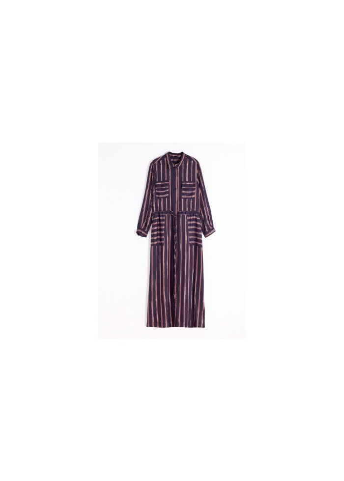 Vilagallo | Bridgette Dress Navy Glitter