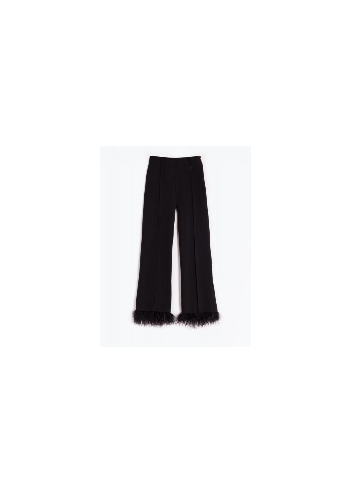 Vilagallo | Pantalon Giullia Fur Black