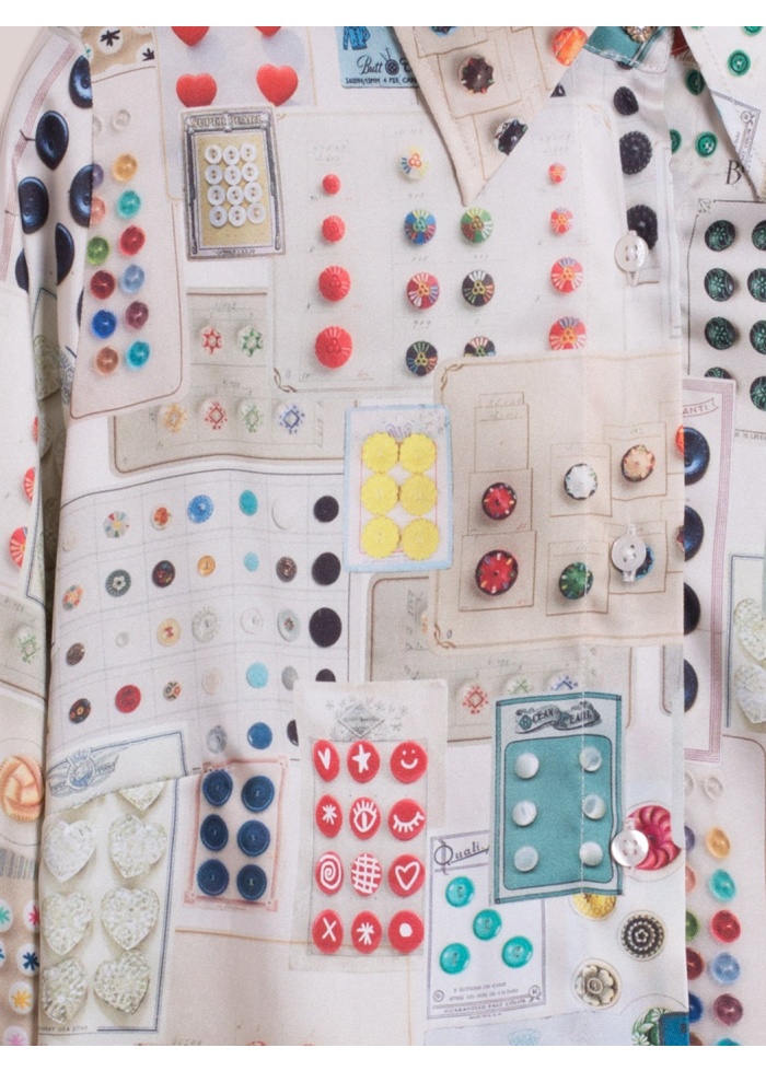 Vilagallo | Mafalda Button Print Shirt