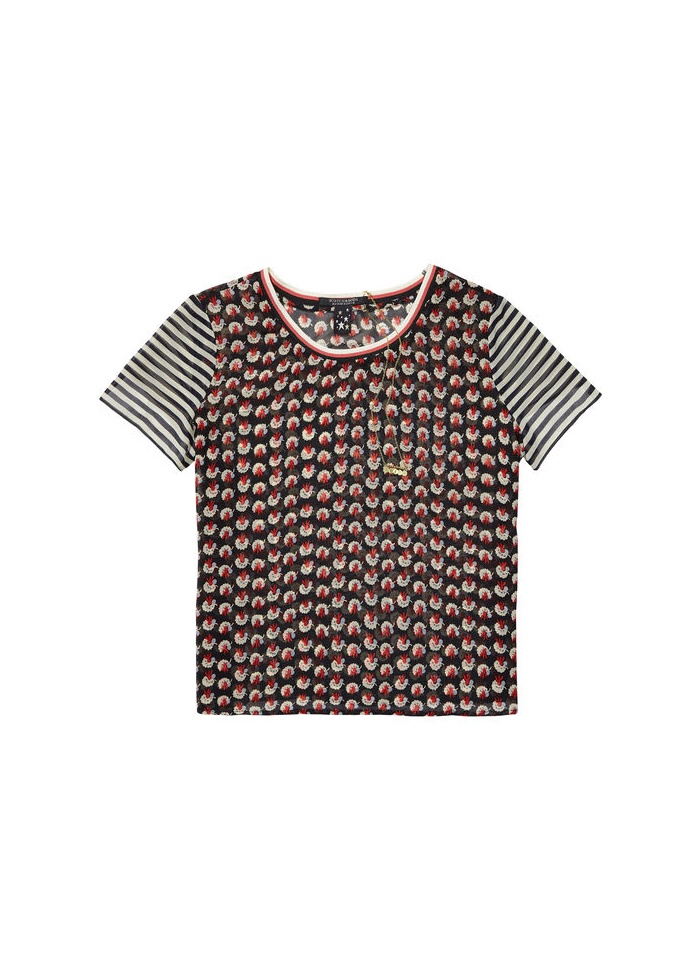 Maison Scotch | Colouful Print Top