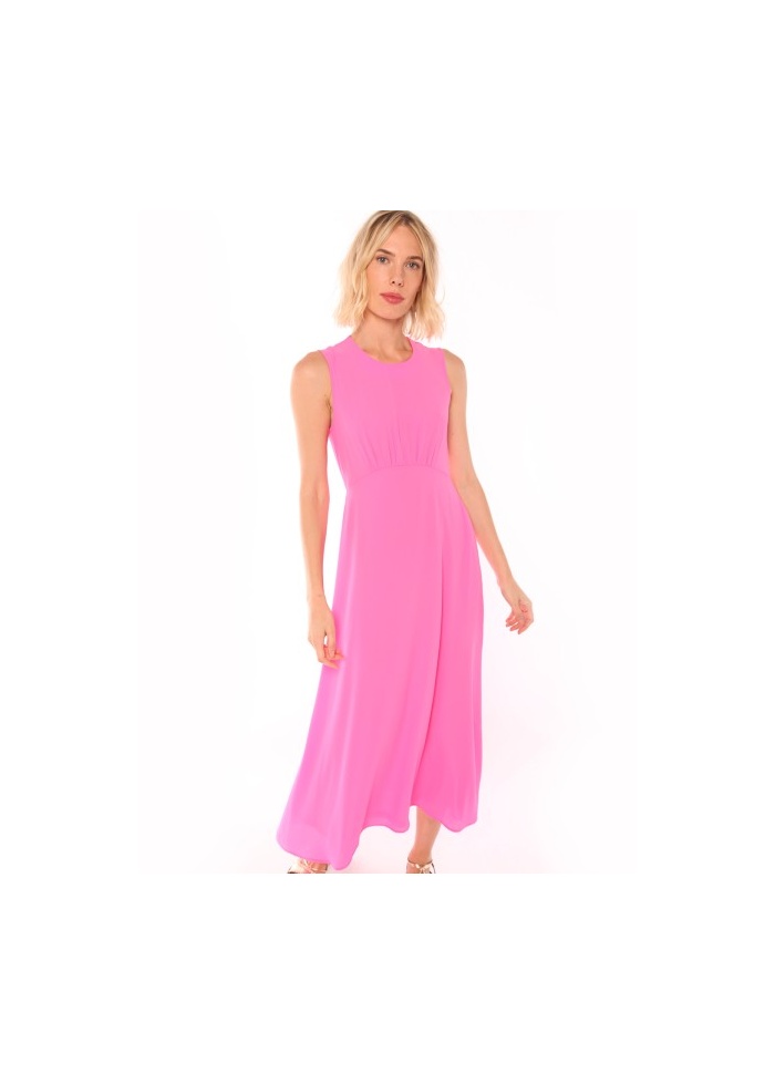 Vilagallo | Gracie Pink Georgette Dress