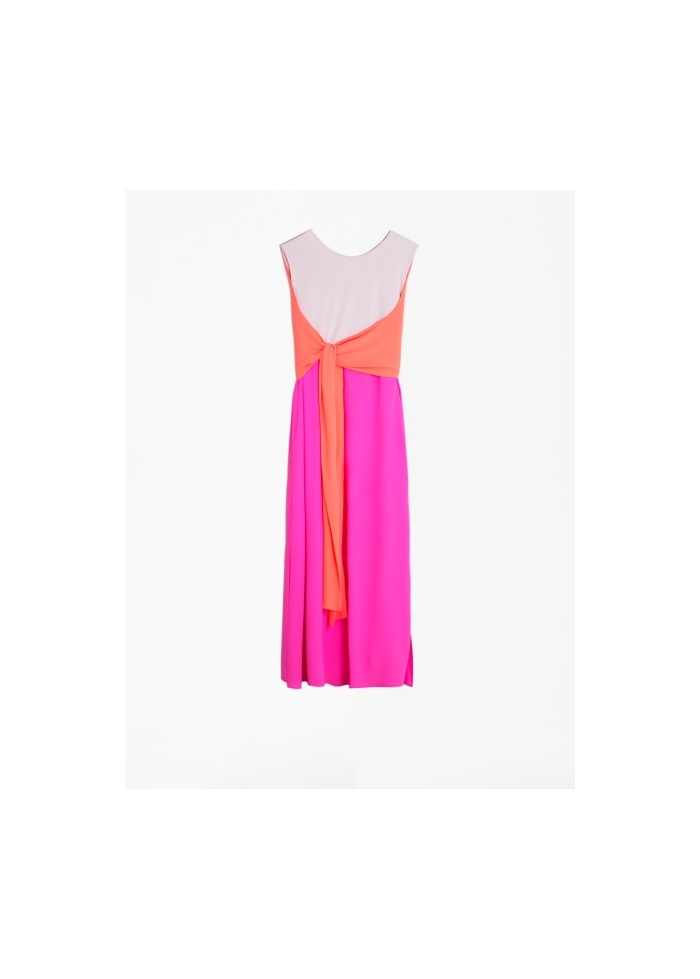 Vilagallo | Tina Pink Georgette Dress
