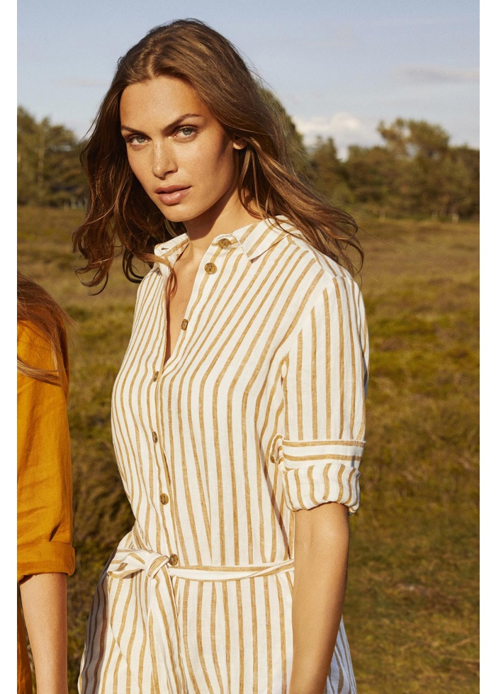 Part Two | Stripe Linen Dress