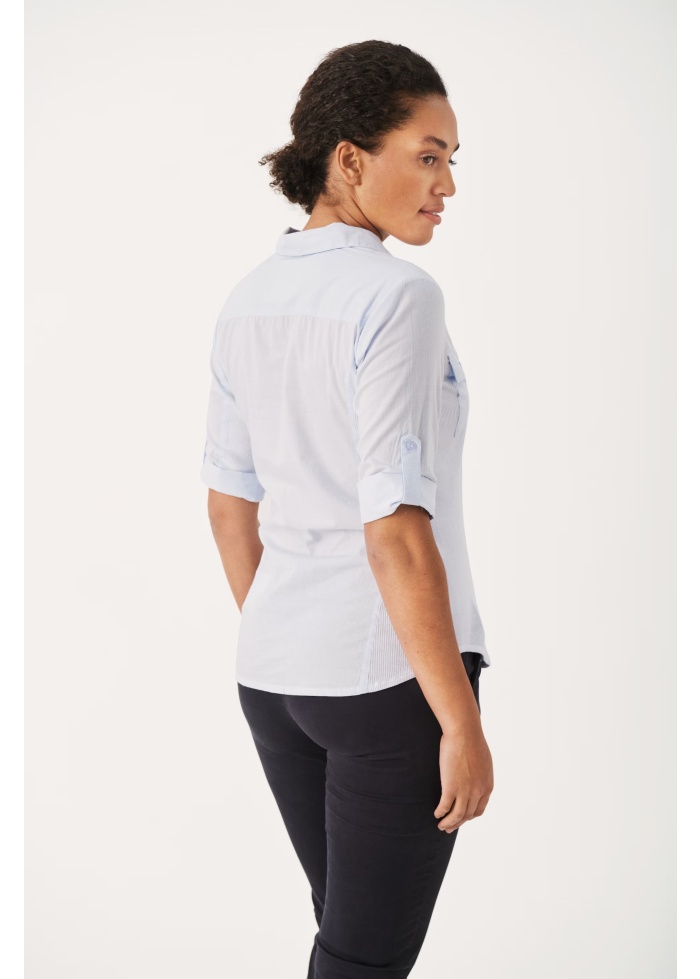 Part Two | Cortnia Blue Shirt