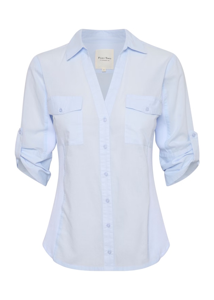 Part Two | Cortnia Blue Shirt