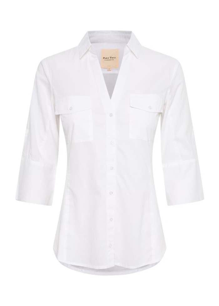 Part Two | Cortnia White Shirt