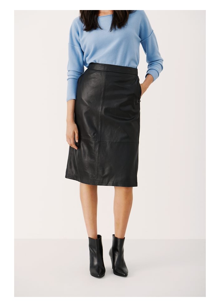 Part Two | Rabine Leather Skirt