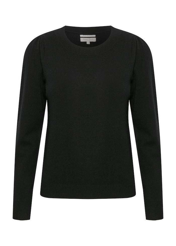 Part Two | Evina Black Cashmere Jumper