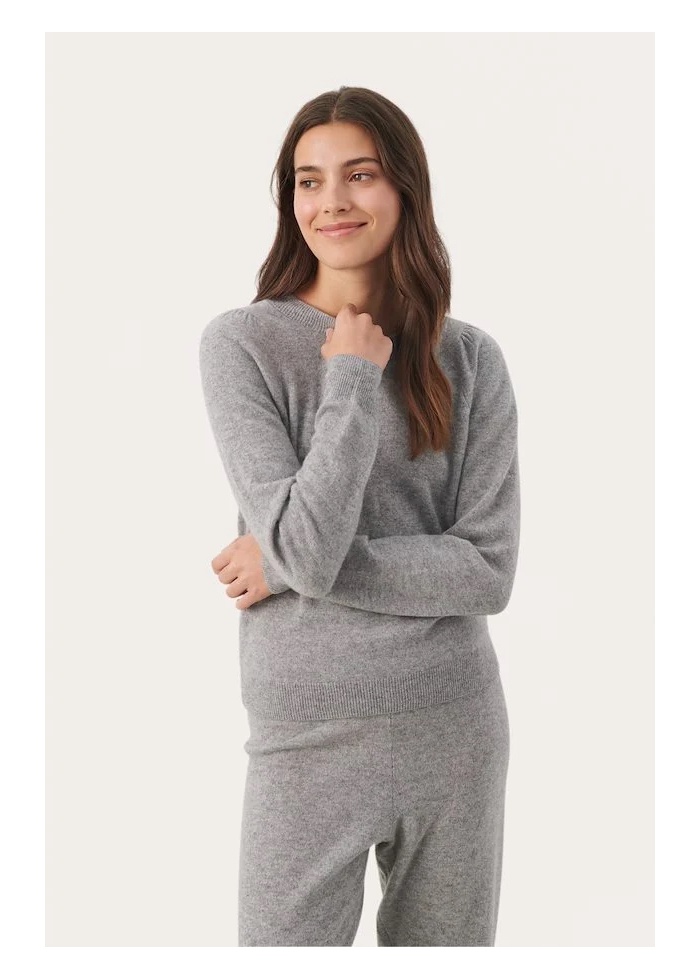 Part Two | Evina Grey Cashmere Jumper