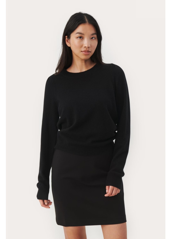 Part Two | Evina Black Cashmere Jumper
