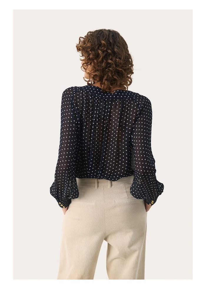 Part Two | Laja Blouse Navy Print