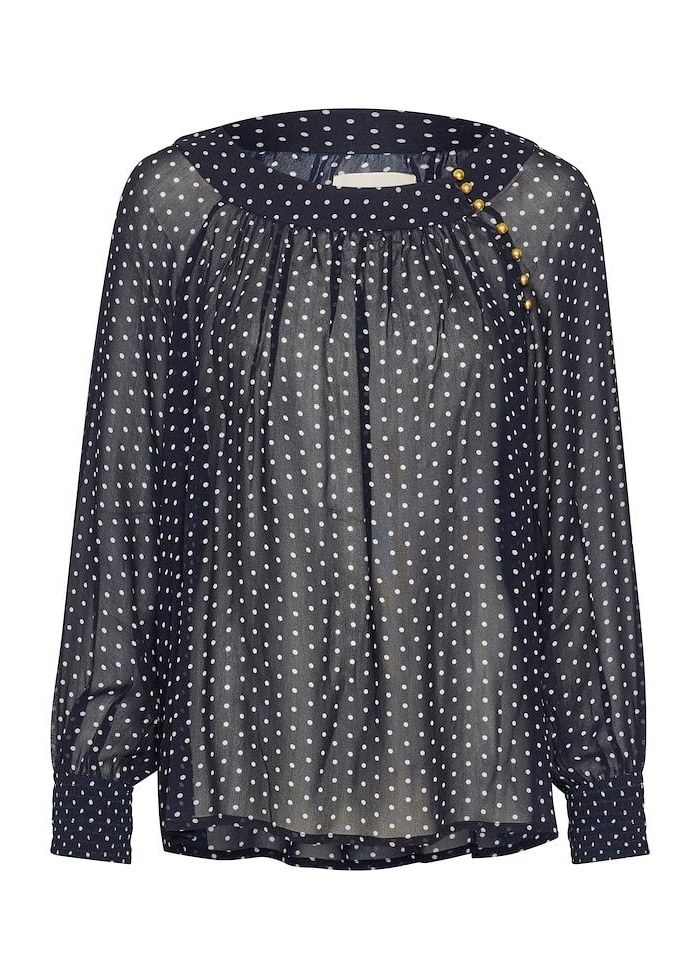 Part Two | Laja Blouse Navy Print