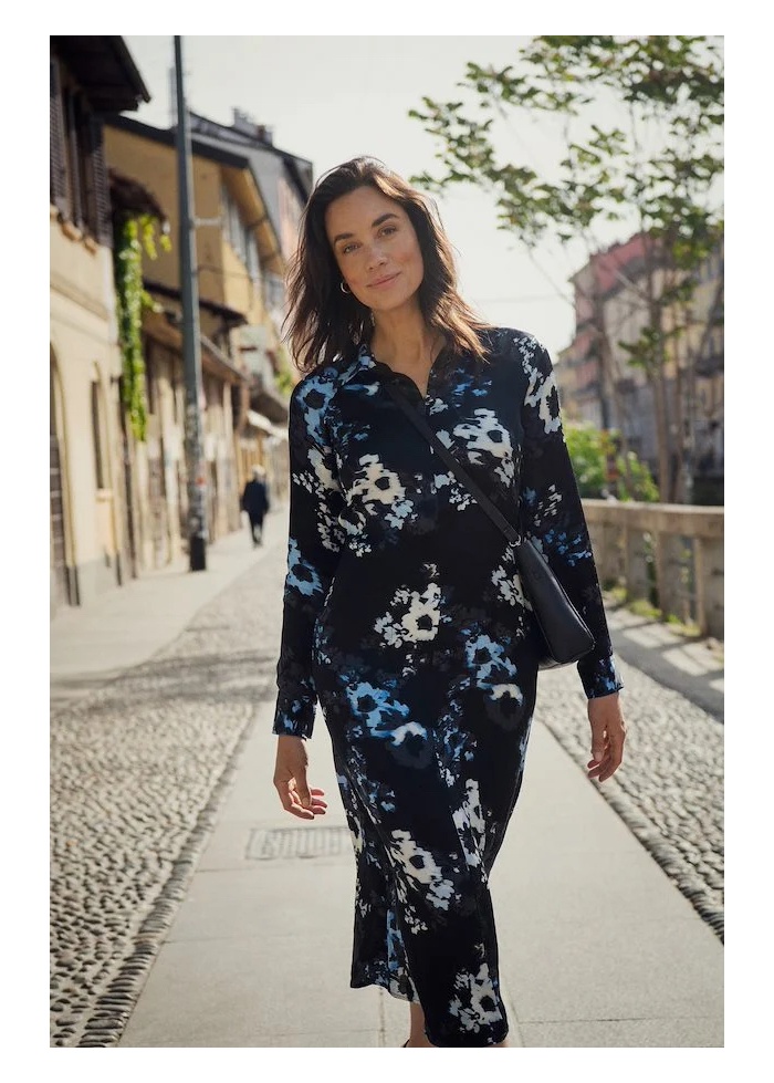 Part Two | Lamiya Dress Black Print