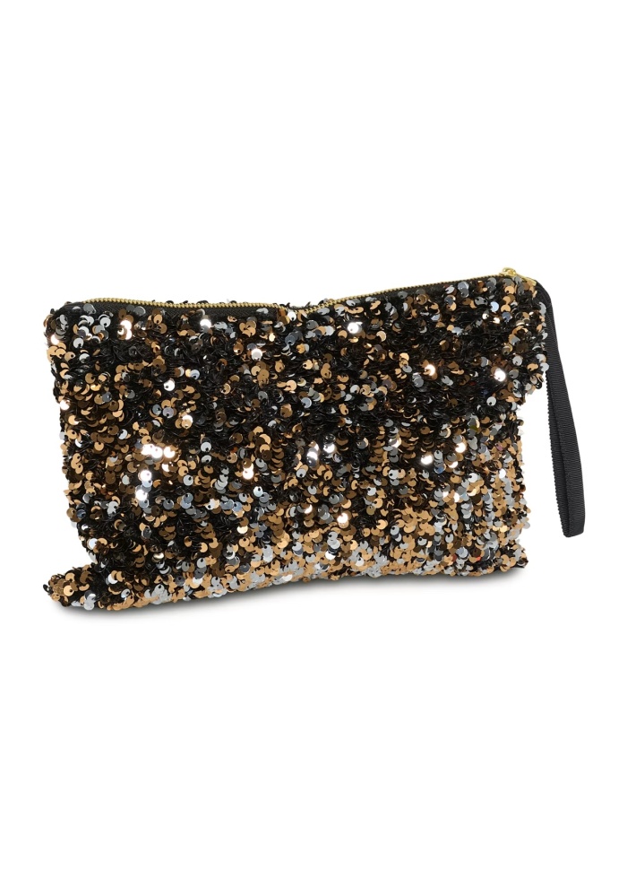 Part Two | Denia Bronze Clutch Bag