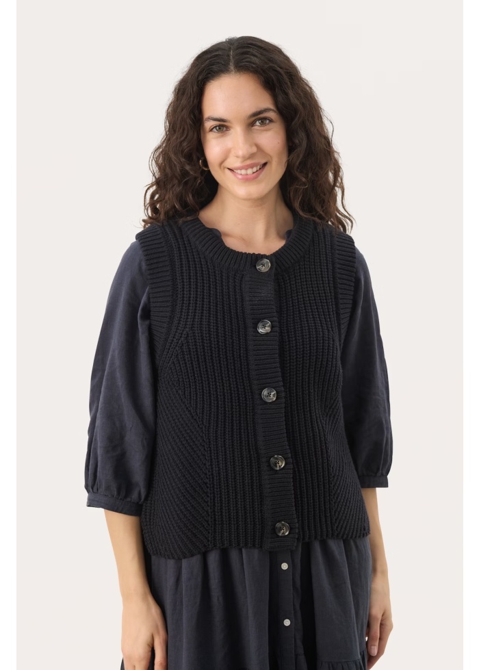 Part Two | Noemie Navy Waistcoat